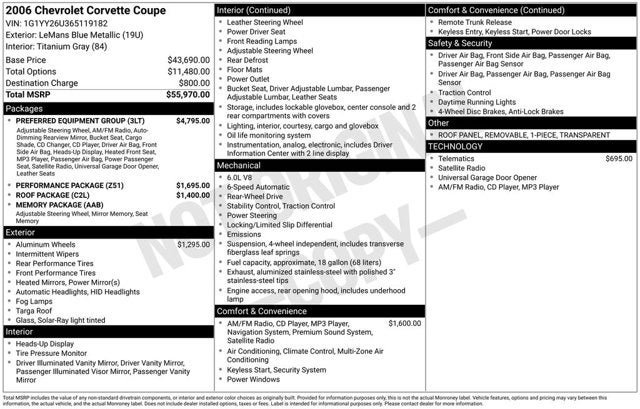 2006 Chevrolet Corvette Base