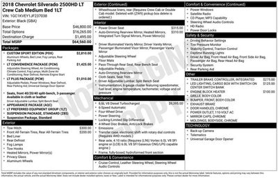 2018 Chevrolet Silverado 2500HD LT