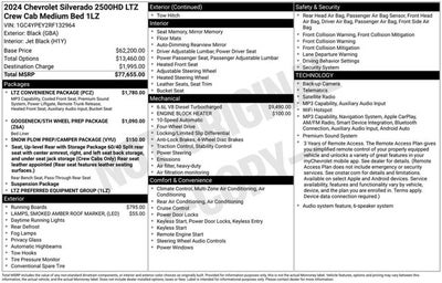 2024 Chevrolet Silverado 2500HD LTZ