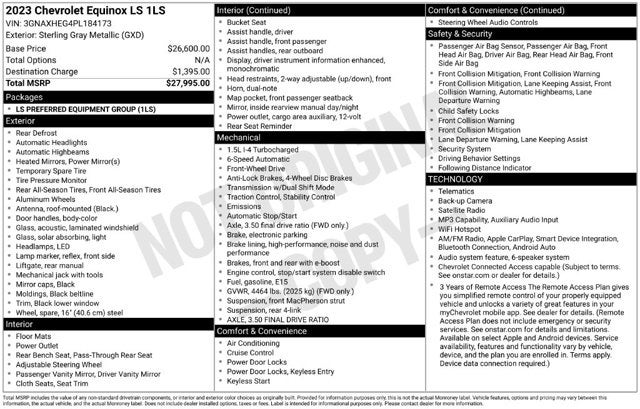 2023 Chevrolet Equinox LS