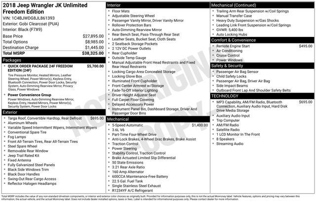 2018 Jeep Wrangler JK Base