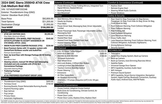 2024 GMC Sierra 2500HD AT4X