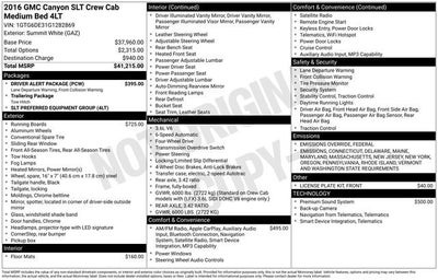 2016 GMC Canyon 4WD SLT