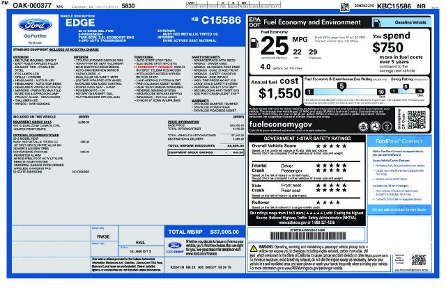 2019 Ford Edge SEL