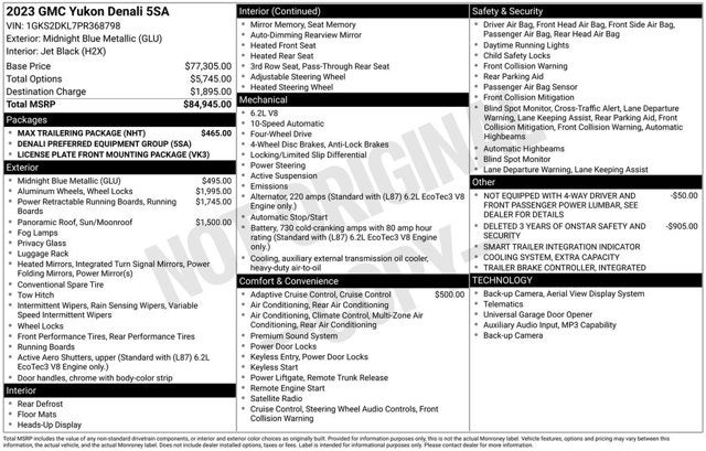 2023 GMC Yukon Denali