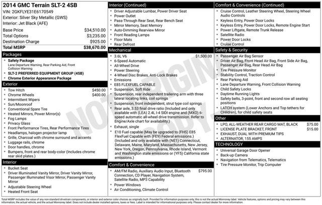 2014 GMC Terrain SLT