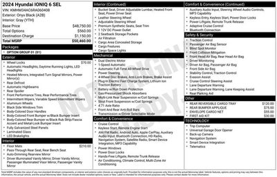 2024 Hyundai IONIQ 6 SEL