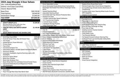 2024 Jeep Wrangler Sahara