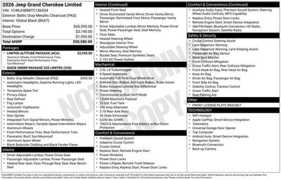 2026 Jeep Grand Cherokee Limited