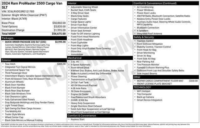 2024 RAM ProMaster 2500 High Roof