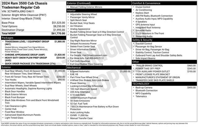 2024 RAM 3500 Tradesman