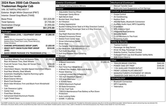 2024 RAM 3500 Tradesman