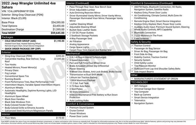 2022 Jeep Wrangler Unlimited Sahara 4xe