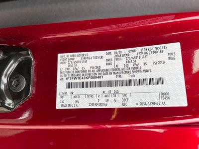 2019 Ford F-150 XLT