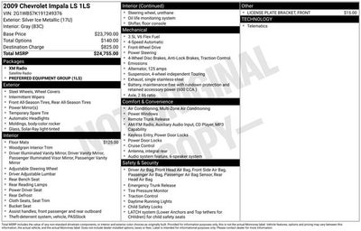 2009 Chevrolet Impala LS