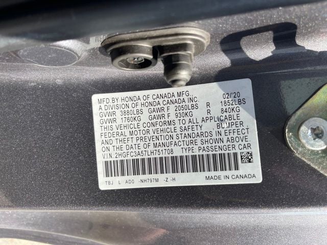 2020 Honda Civic Si