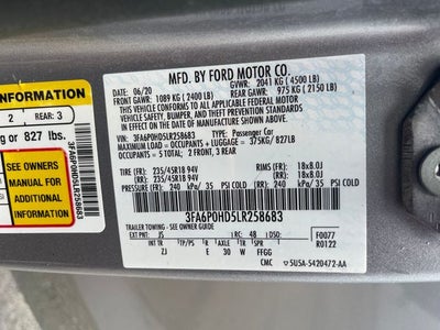 2020 Ford Fusion SE