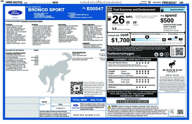 2023 Ford Bronco Sport Big Bend