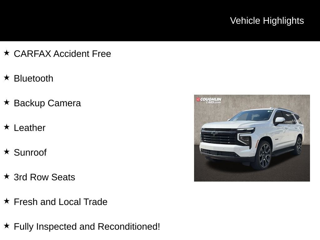 2025 Chevrolet Tahoe RST