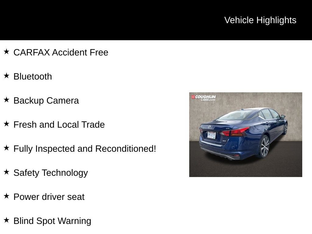 2020 Nissan Altima 2.5 SR