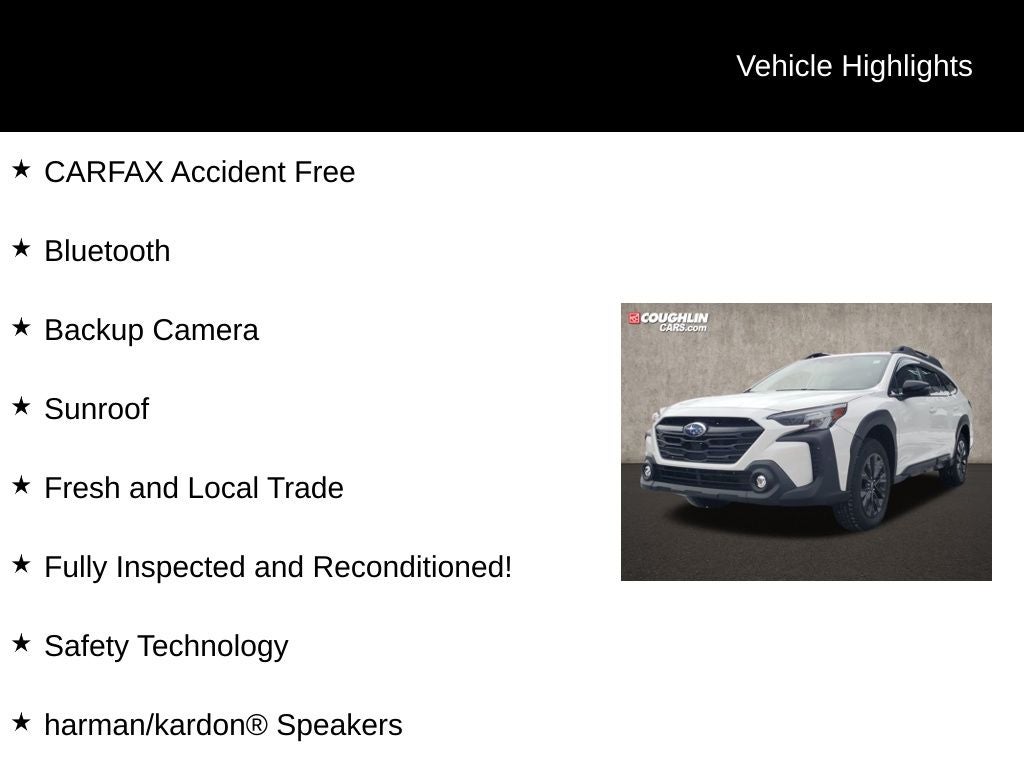 2024 Subaru Outback Onyx Edition XT