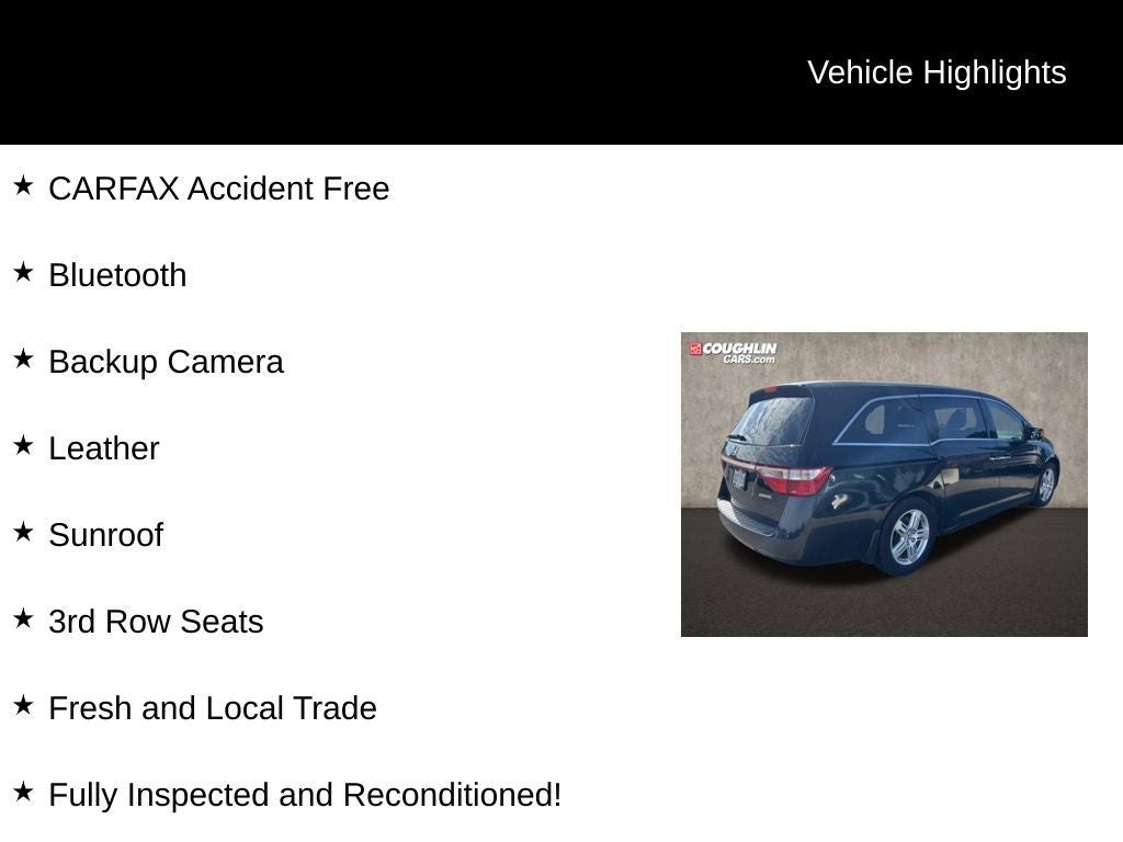 2012 Honda Odyssey Touring