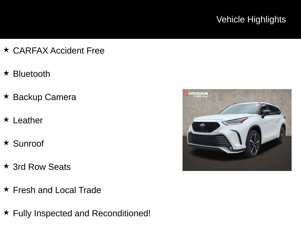 2022 Toyota Highlander XSE