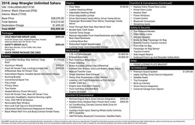 2018 Jeep Wrangler Unlimited Sahara