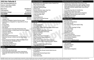 2022 Kia Telluride S