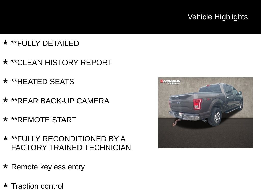 2015 Ford F-150 XLT