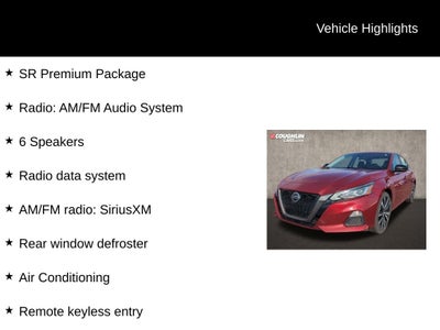 2021 Nissan Altima 2.5 SR
