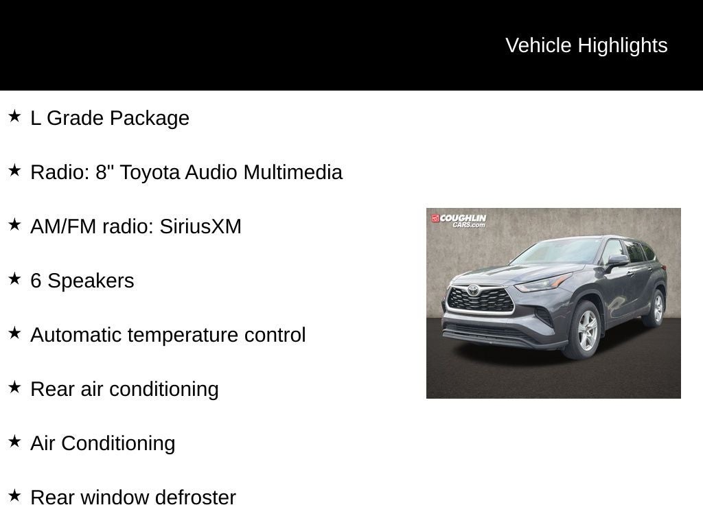 2023 Toyota Highlander L