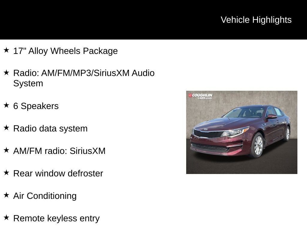 2018 Kia Optima LX