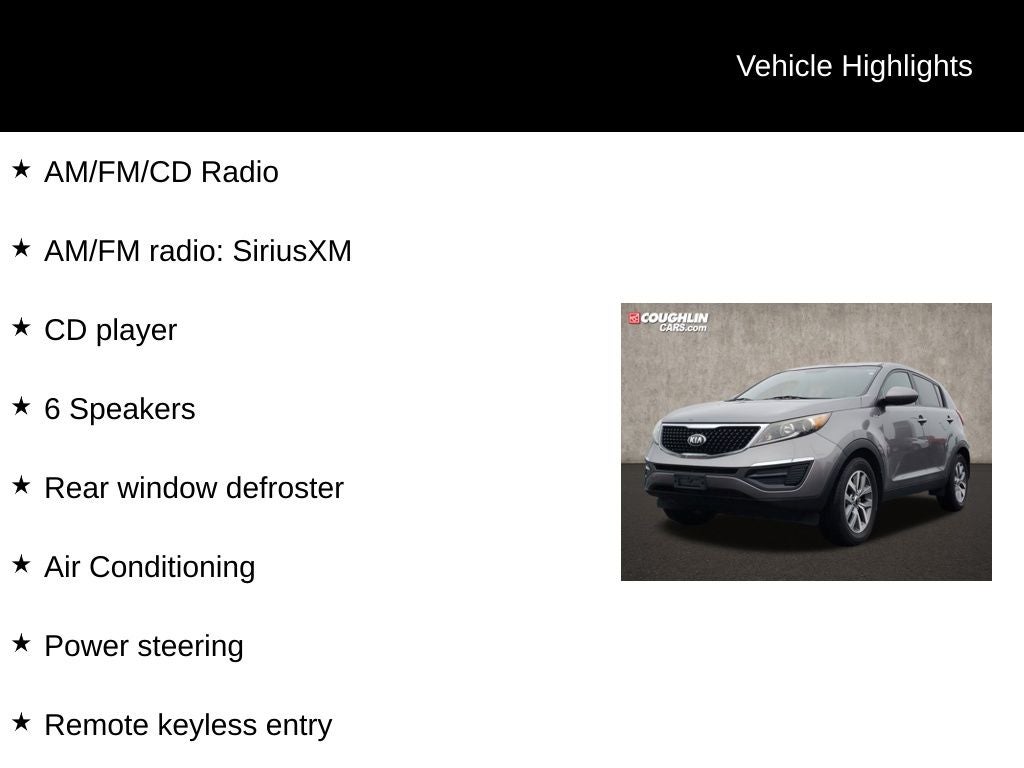 2015 Kia Sportage LX