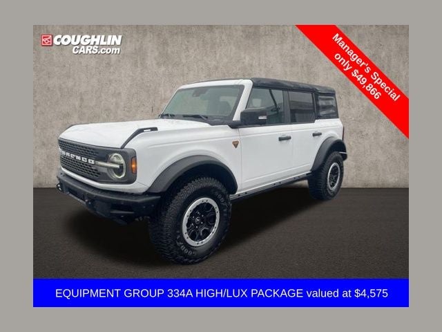 2024 Ford Bronco Badlands SASQUATCH PKG.