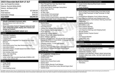 2023 Chevrolet Bolt EUV LT
