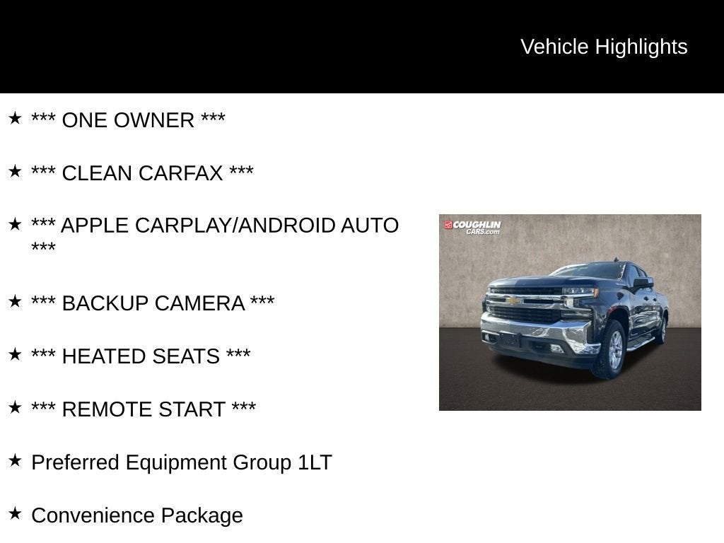 2019 Chevrolet Silverado 1500 LT