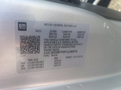 2023 Chevrolet Express Cargo 2500 1WT