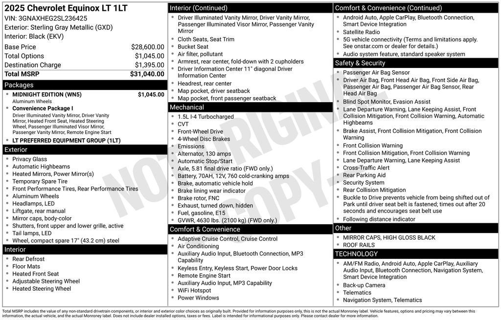 2025 Chevrolet Equinox LT