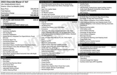 2022 Chevrolet Blazer 3LT