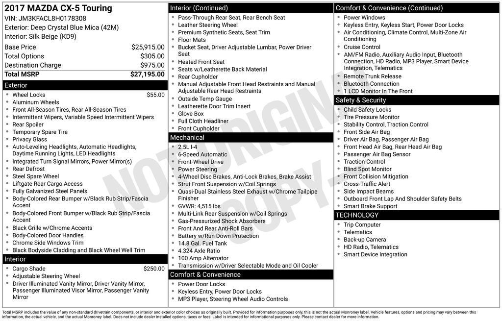 2017 Mazda Mazda CX-5 Touring