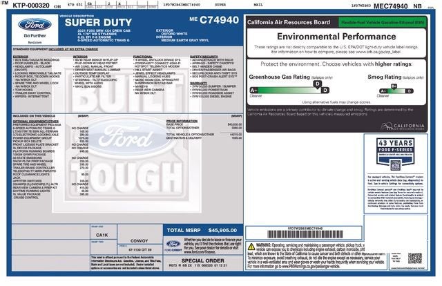 2021 Ford Super Duty F-250 SRW XL