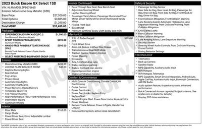2023 Buick Encore GX Select