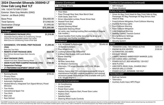 2024 Chevrolet Silverado 3500 HD LT DRW