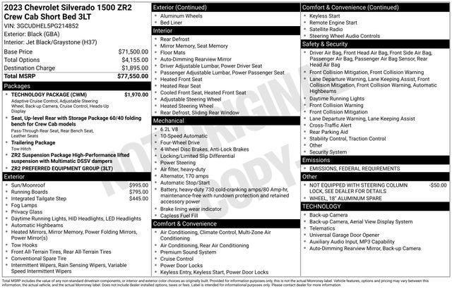 2023 Chevrolet Silverado 1500 ZR2